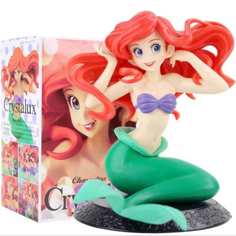 5 estilo Desenho Animado Q Posket Princesa Sereia Pequena Sereia Figura Super Premium Modelo de PVC Brinquedos Colecionáveis Presente para meninas