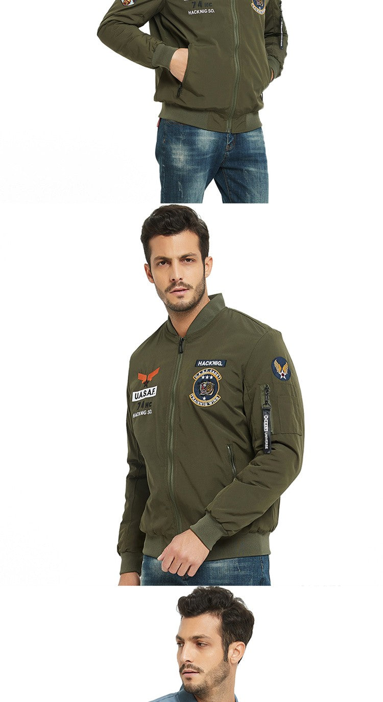 Men Bomber Jackets 2027 XK Coats Slim Fit Jackets Casual Coats Good Quality Male Cotton Stand Collar Outerwear Coats 4XL