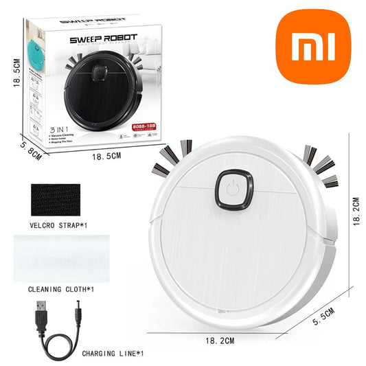 XIAOMI 3-in-1 Automatic Sweeping Robot Vacuum Mop Household Lazy Intelligent Auto Boost Cleaner Thin Design Sweeping Machine