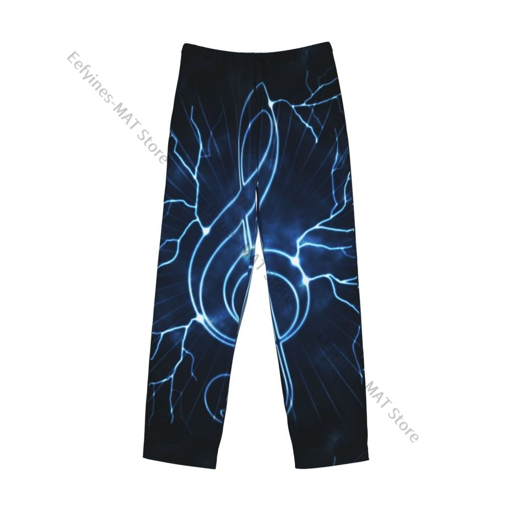 Cute Hedgehog Mens Pajamas Pyjamas Pants Lounge Pants Sleep Bottoms