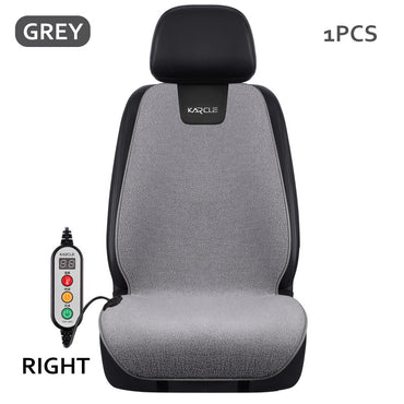 Heated Car Seat Cover Fleece Graphene Fast Car Seat Heater 12/24V Warm Plush Seat Protector Car Heating Mat Winter Seat Cushion