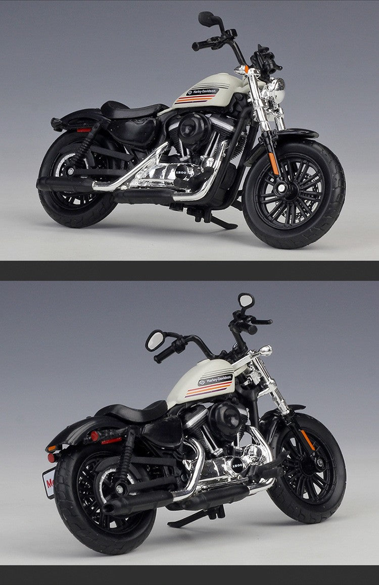 Maisto 1:18 Harley 2018 Forty-Eight Special Liga Racing Modelo de Moto de Rua Diecast Metal Modelo de Moto Esportiva Presente Infantil