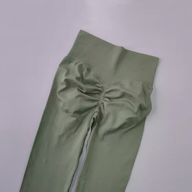 Seamless Sport Yoga  High Waist Pants Leggings Sport See Through Yoga Gym Runnin