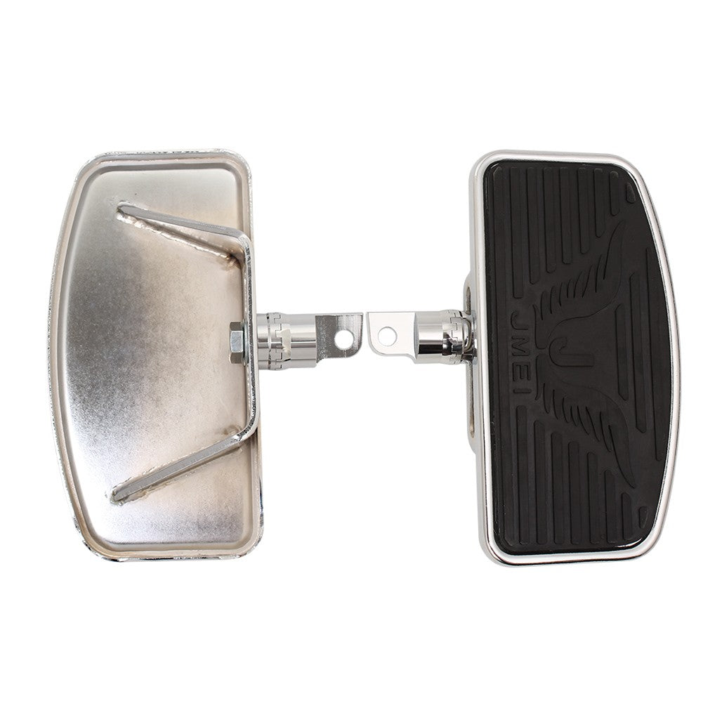 Descanso de Pé Ajustável para Passageiro de Motocicleta - Pedaleira Estilo Plataforma Ajustável para Harley Dyna Electra Glide