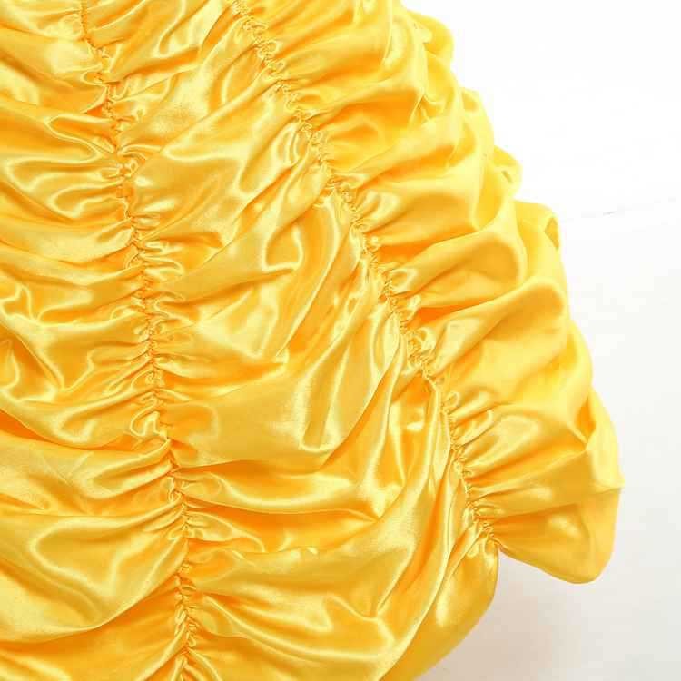 Disney Belle Princess Dress Halloween Cosplay Beauty and The Beast Costumes 2-10Y Girls Birthday Party Children Clothing Gown
