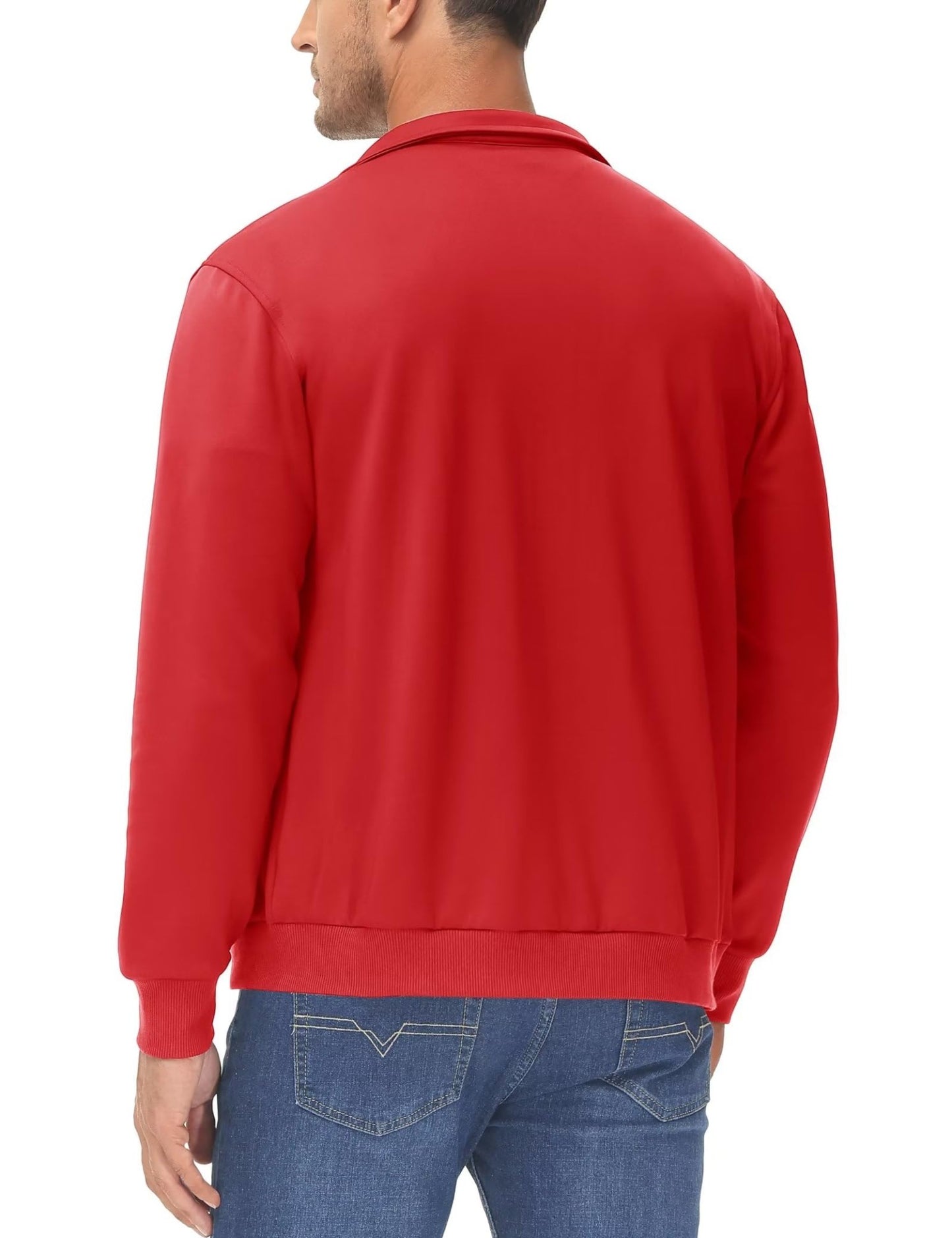 TACVASEN Spring Autumn Track Jackets Mens Lightweight Full Zip Sports Jacket Running Athletic Jackets Workout Fitness Outwear