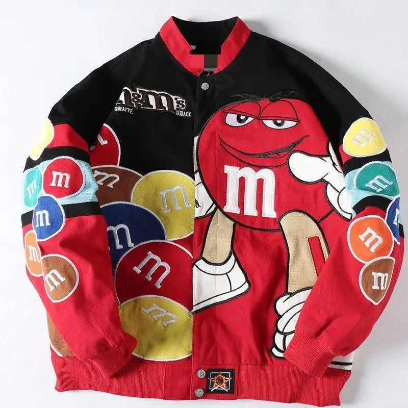 Streetwear Jacket Women Embroidery Oversized Varsity Jacket Men Spring Autumn Baseball Coat Outwears Youth Unisex Clothing