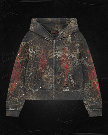 Streetwear Fashion Y2K Retro Gym Print Fitness Hoodie for Men Women Clothing Black Loose Print Pattern Sweatshirt Y2K Style