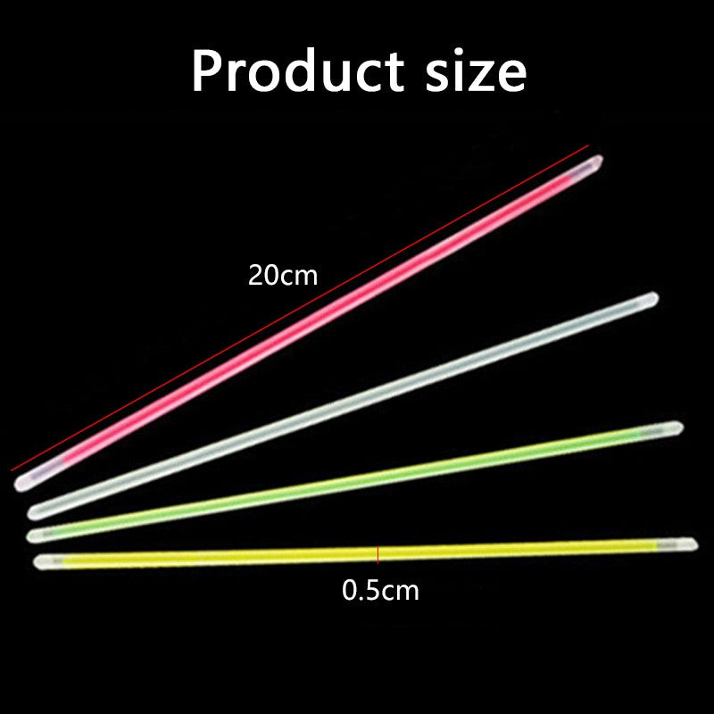 50/100Pcs Fluorescence Sticks Party Multicolor Glowing Stick Bright Colorful Light Bright Bendable Glow Bracelet Party Supplies