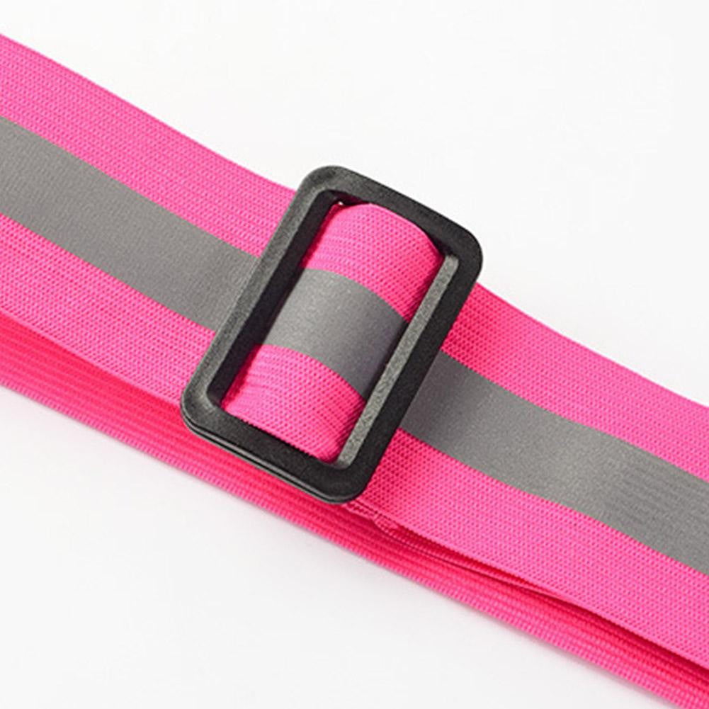 High Visibility Reflective Vest Reflective Straps Night Running Cycling Clothing Vest Adjustable Safety Vest Riding Equipment