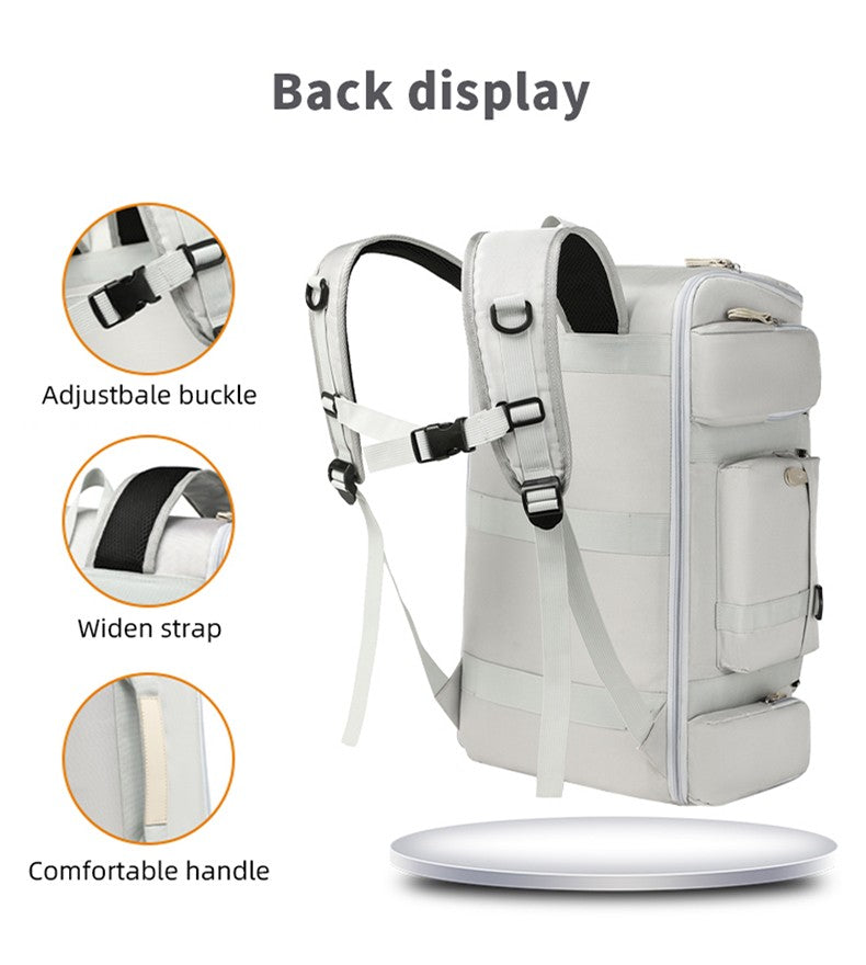 Travel Backpack Business Bag Wet and Dry Separation Shoulder Bags Multi-compartment Daypack Large Capacity Outdoor Backpack Pack