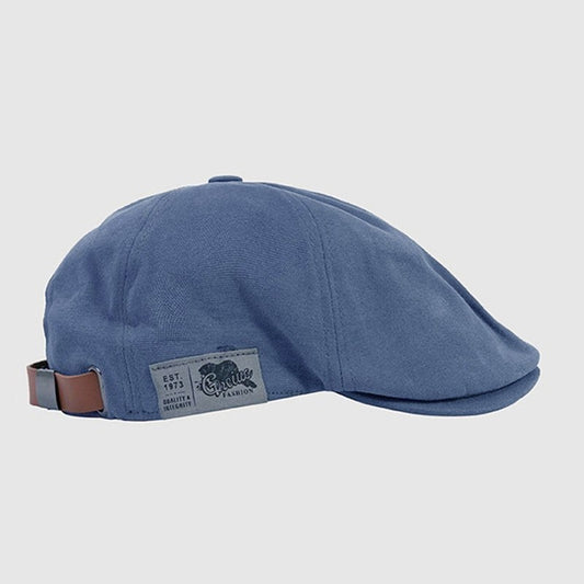Boina masculina Peaky Blinders de algodão Estilo Britânico Ocidental Boné Ivy Clássico Boina vintage de linho feminina de inverno