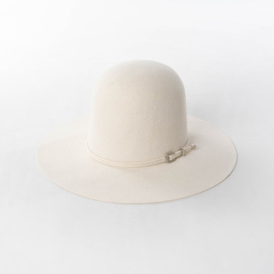 202409-HH2103B ins elegante chapéu de feltro de inverno de lã com coroa alta e cinto 58cm de circunferência modelo desfile chapéu de sol masculino feminino para lazer