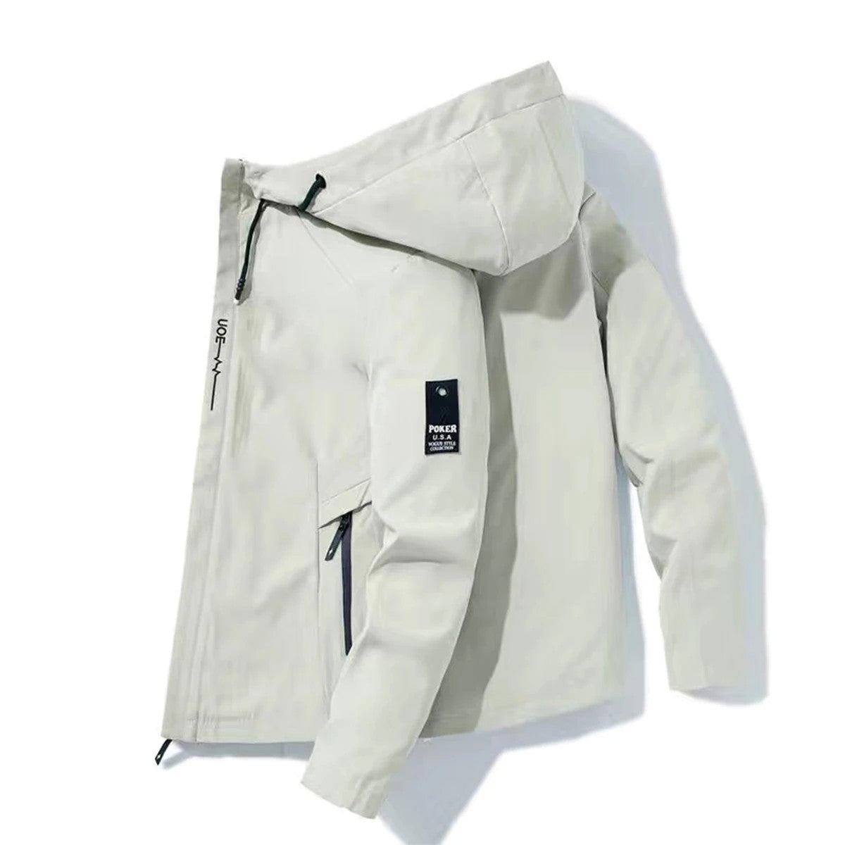 2025HH Bomber Jacket Men's Windbreaker Zipper Spring Autumn Casual Work Fashion Outdoor Adventure