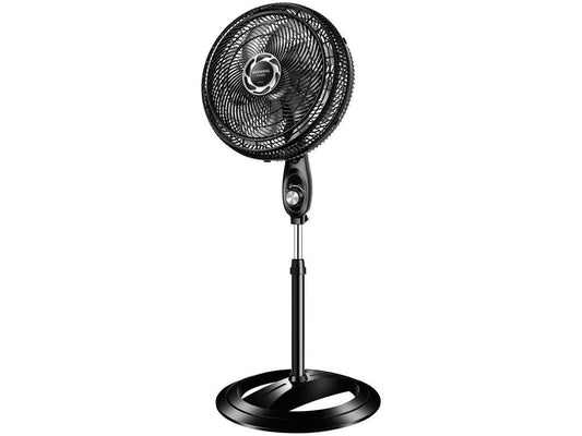 Turbo Mondial Column Fan NVT-40C-8P-B 40cm 8 Speeds 3 Speeds Black and Silver-220V