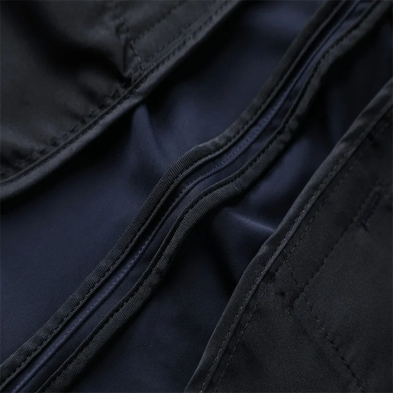 New Summer Men's Ice Silk High Stretch Business Suit Pants Male Army Green Blue Elastic Formal Office Straight Formal Trousers