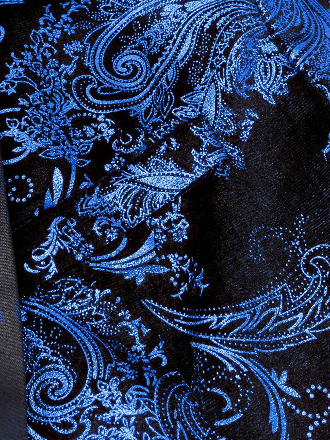 Men's Purple Print Suit Jacket Burgundy Long Sleeve Black Collar Single Button Coat for Wedding Party Stage Performance