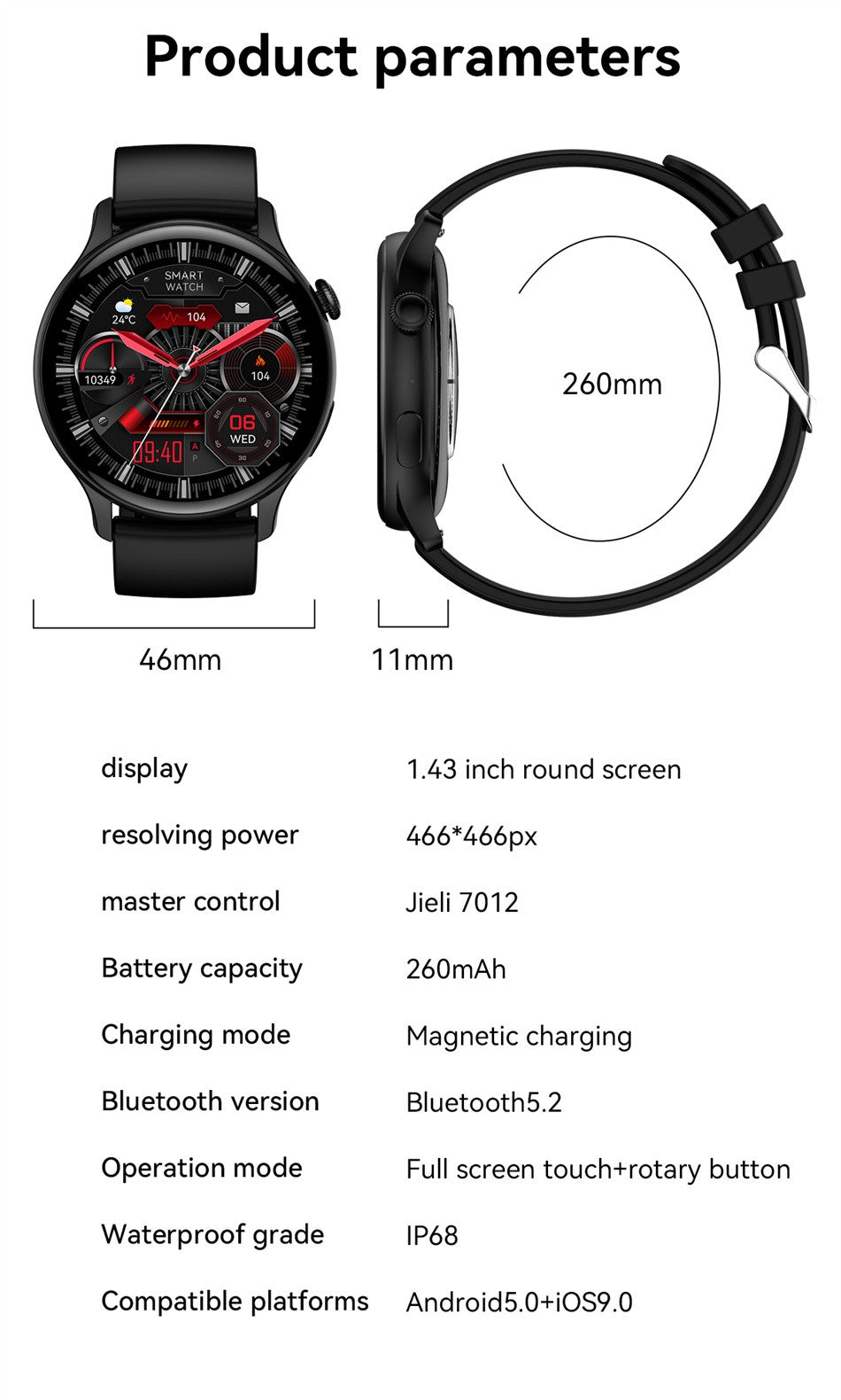 Smartwatch Feminino 2025 NFC Amoled HD GPS Monitor Cardíaco Bluetooth Ligações à Prova D'Água Para Mulheres Presente