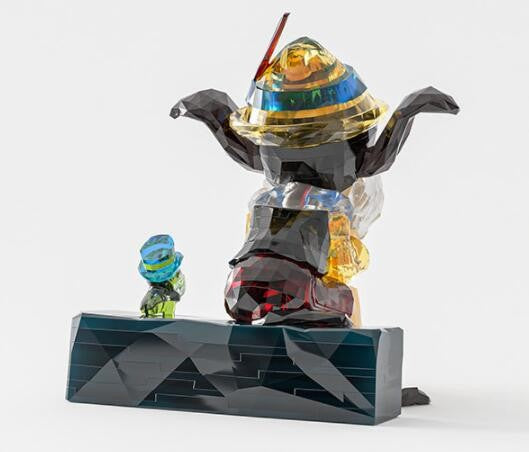 MGL Brinquedos de Modelo Colecionáveis da Coleção de Bonecos de Cristal Pinóquio Disney Original