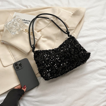 Black Spice Glitter Underarm Bag Casual chic chic design Crossbody shoulder bag one outfit