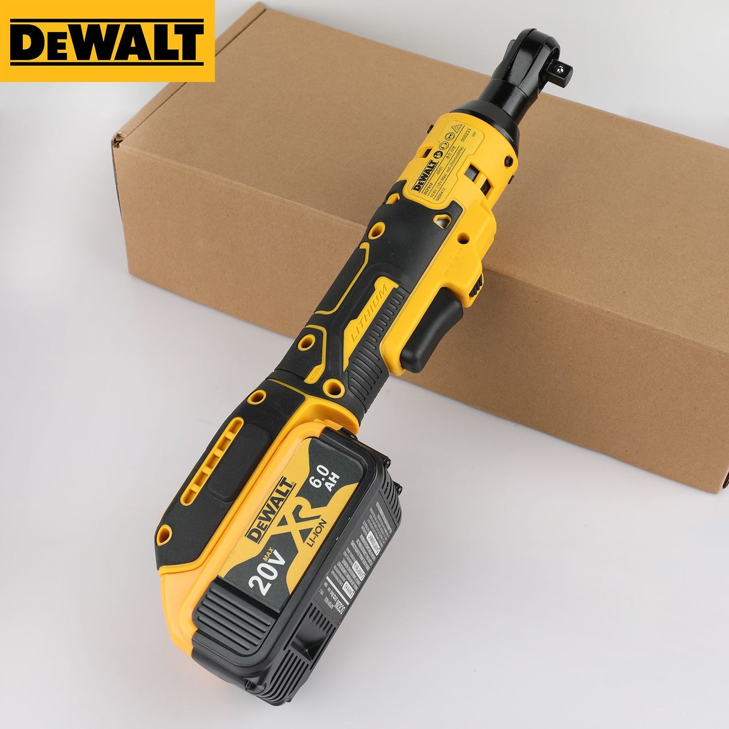 Chave angular com motor brushless Dewalt 20V 512 95N. pistola para manutenção automotiva alto torque 2500RPM catraca pneumática compacta