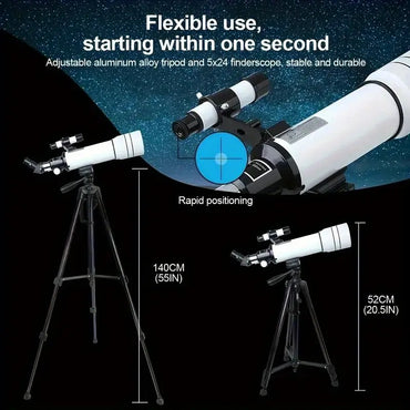 BORWOLF F40070M Professional Astronomical Telescope 200X Monocular 70MM Large-Aperture for Stargazing Moon And Bird Watching