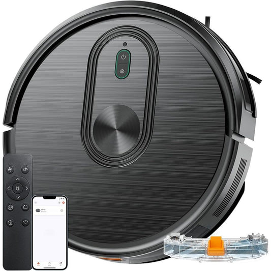 Robot Vacuum and Mop Combo, 2 in 1 Vacuuming amp Mopping Robot with Schedule, App Bluetooth Voice, 3200Pa Max Suction, SelfCharg