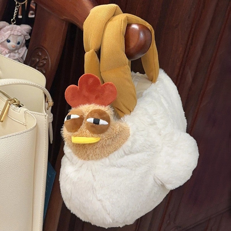 "Little Chicken Plush Handbag - Funny Satchel Purse for Women, Cute & Unique Birthday Gift, Durable & Trendy Women's Accessory";;VERDADEIRO;;"Crossbody bag-1pc