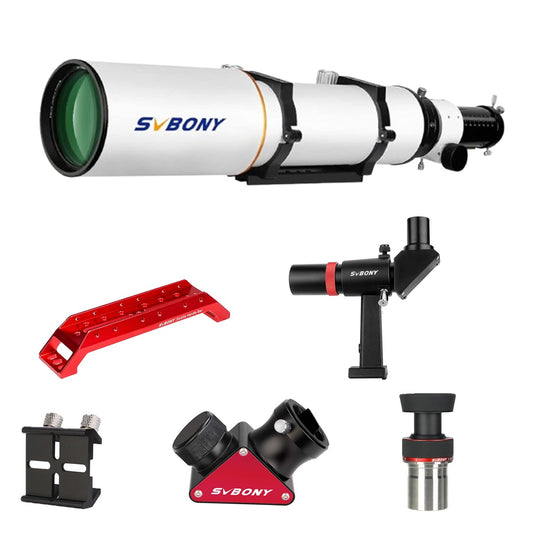 Svbony SV503 102ED Refractor OTA Telescope with SV223 2inch 90-degree Diagonal Mirror for deepsky Astrophotography Astronomy