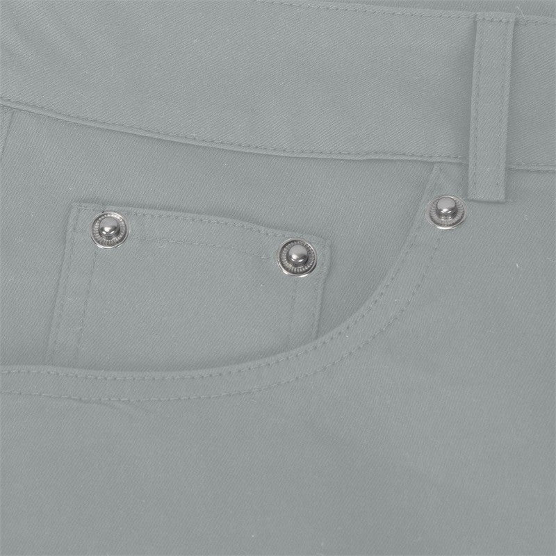 2024 New Fashion Men's Retro Flare Pants, Solid Color Mid-Rise Trousers Casual Classic 70s Bell Bottom