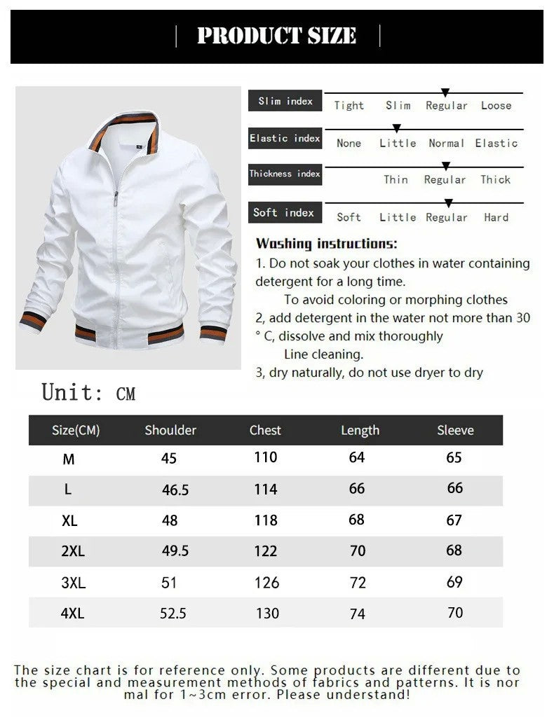High End Embroidered CAMEL High-quality Men's Zippered Jacket, Spring and Autumn Fashionable Casual Outdoor Sports Jacket Top