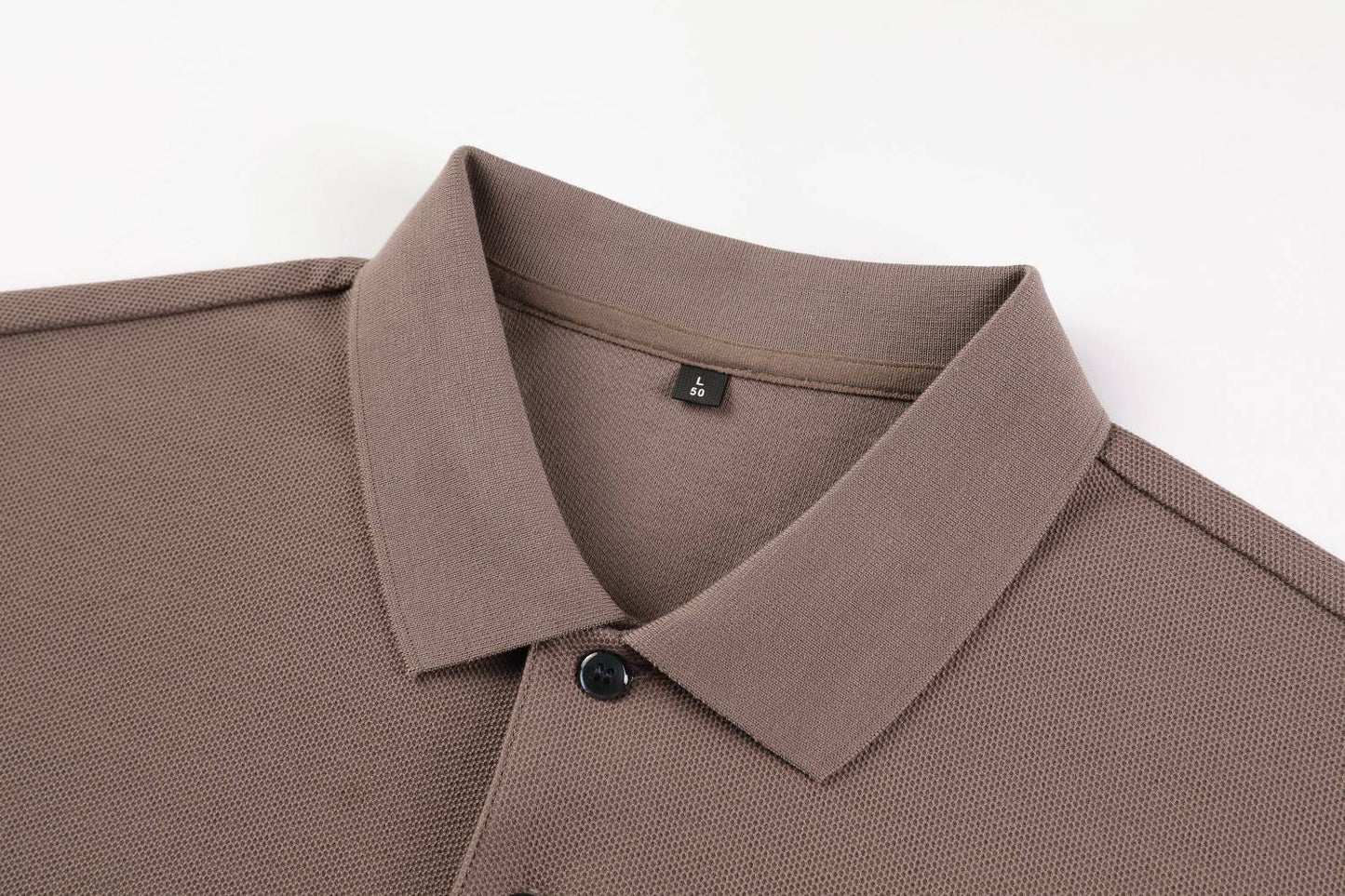 Men's T-shirt Polo, 100% Cotton 2024 Summer Fashion Casual Short Sleeve Polo Shirt, Lapel Wear Solid Color Top,Tees