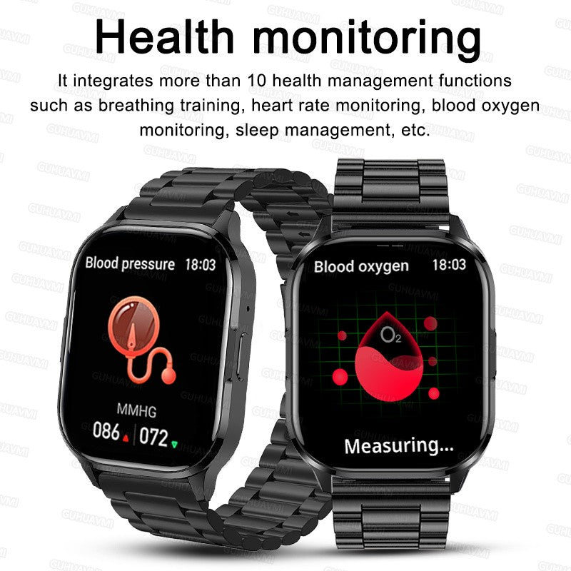 Smartwatch Ultrafino Masculino Feminino Tela Sempre Ativa Pulseira Esportiva Chamada Bluetooth Fashion Smartwatch Saúde Mostrador Personalizado