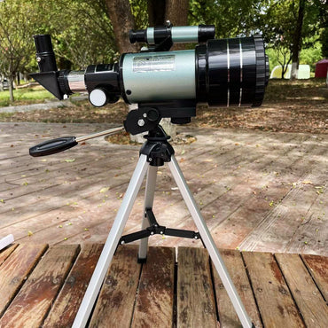 Astronomical Telescope 30070 with Finder Mirror Tripod Phone Clip High Magnification Entry Using Astronomical Stargazing View