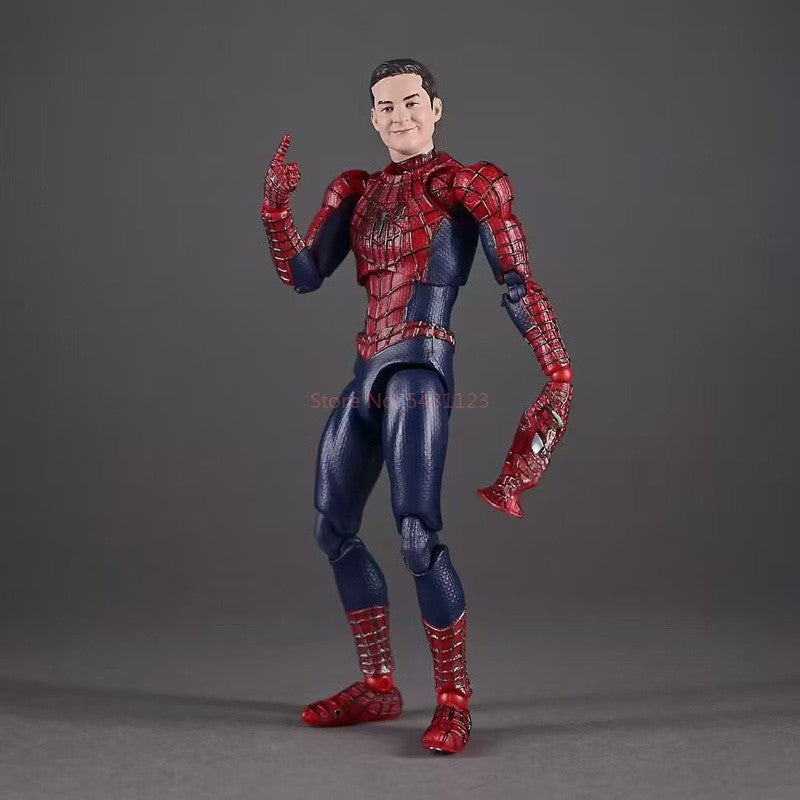 Action Figure Homem-Aranha Toby Maguire MAFEX No.241 - Modelo de Brinquedo Colecionável de Alta Qualidade com Tema Amigo da Vizinhança