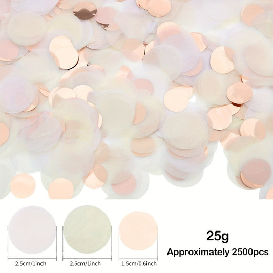 1 Pack of 2500pcs/5000pcs Confetti, Wedding, Birthday, Party, Hand-Held Throwing, Confetti, Transparent Balloon Filling