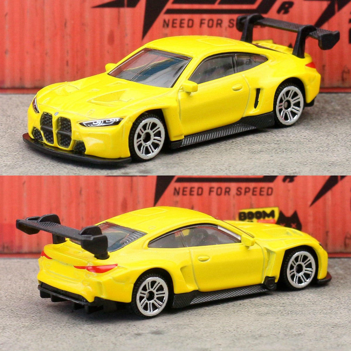 1/64 BMW M4 GT3 Toy Car Model CCA MSZ 1:64 Diecast Vehicle Miniature Free Wheels Collection Suitable for Hot Wheels Gift Kid