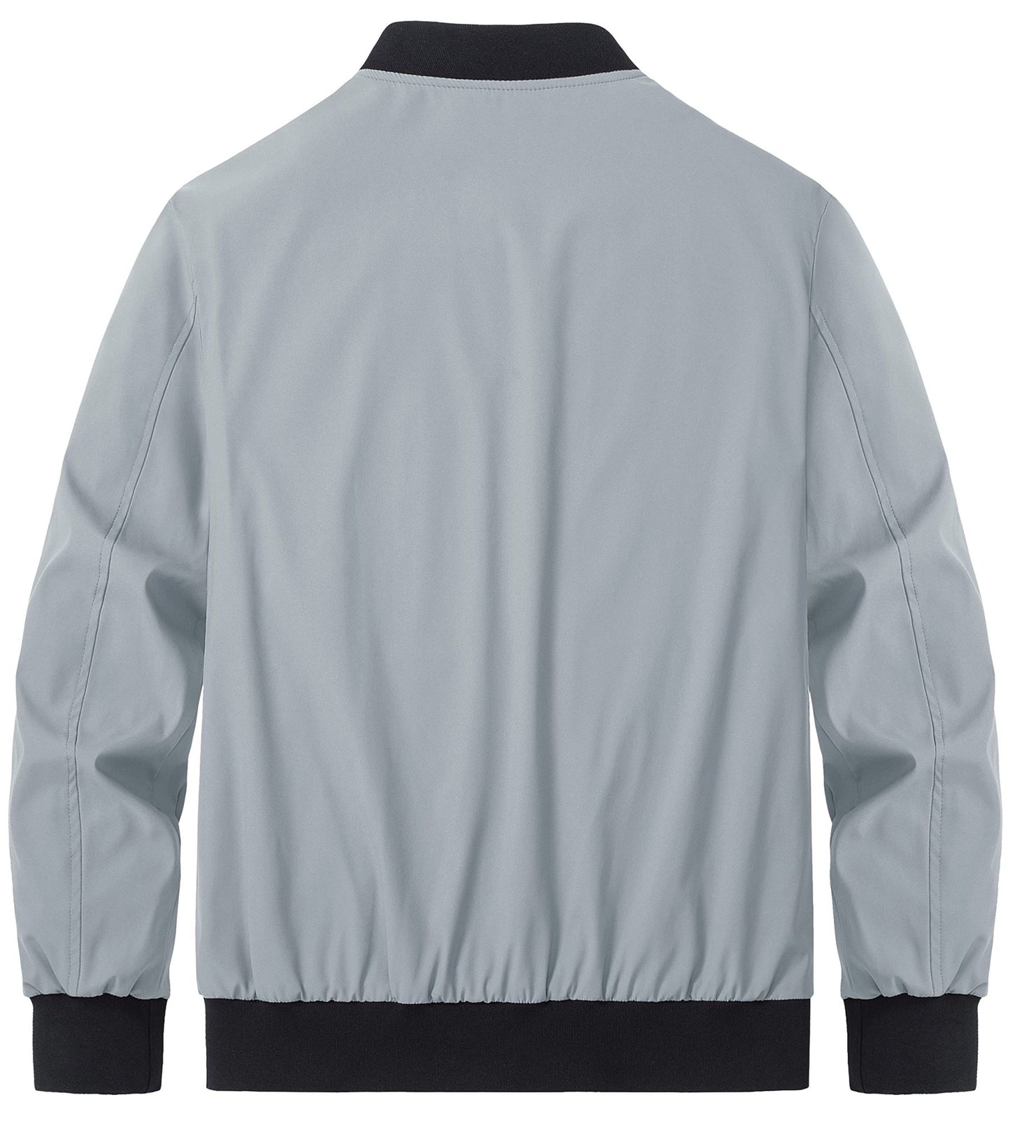TACVASEN Lightweight Spring Windbreaker Mens Bomber Jackets Outdoor Basketball Jakcets Sportswear Coats With Pocket Casual Tops