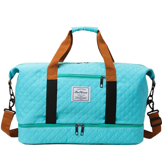 Quilted Travel Duffle Bag Multi-Color Casual Single Shoulder Bag for Vacation Trip Gym Daily Luggage Festival Gifts