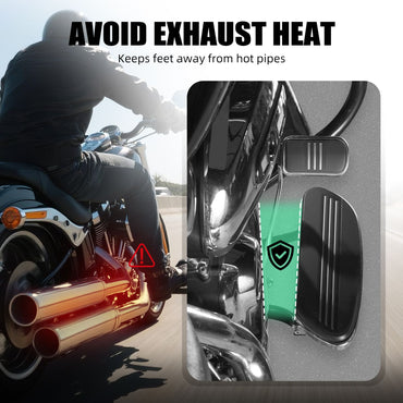 For Harley Street Glide FLHX FLHXS 2009-2024 Driver Floorboard Extenders Kit Road King Classic FLHRC 2009-2020 Road Glide FLTRX