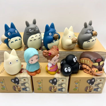 Hot New Anime Cartoon Peripheral Blind Box Trendy Toy Figurine Office Desk Bedroom Bedside Table Decor Students Birthday Gifts