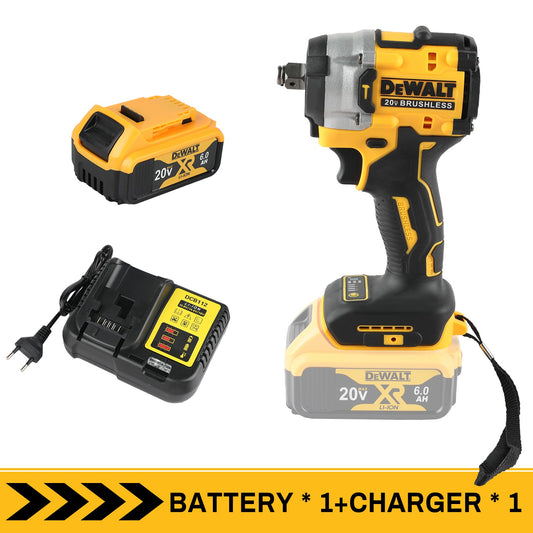 DEWALT DCF921 20V Brushless 1/2in Impact Wrench & Cordless Electric Drill - Variable Speed, Multifunctional Bare Tool