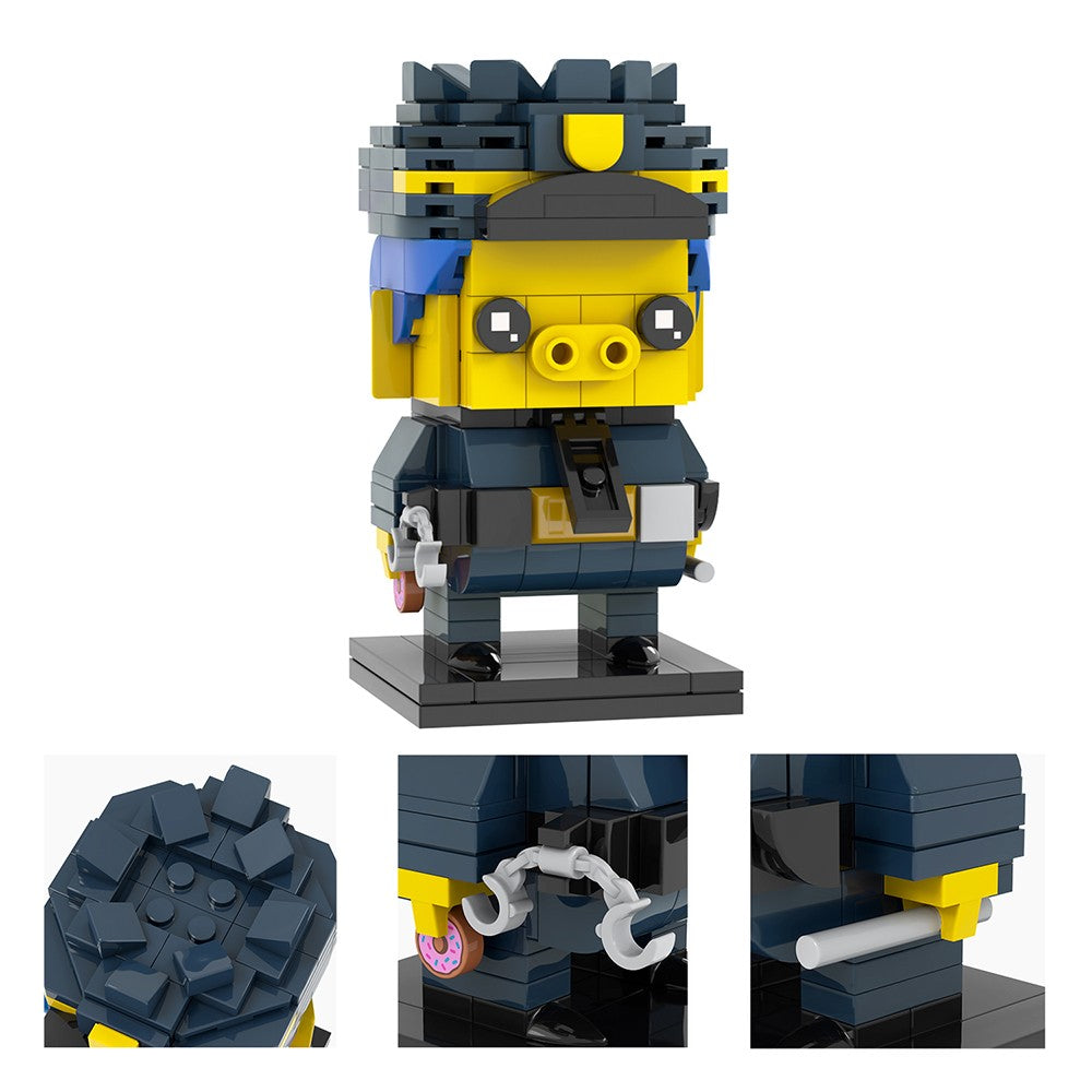 MOOXI Simpson Brickheadzed Kit de Montagem para Diorama DIY Modelo de Blocos de Construção para Adultos Conjunto de Brinquedos Infantis MOC Bricks Presente Montessori