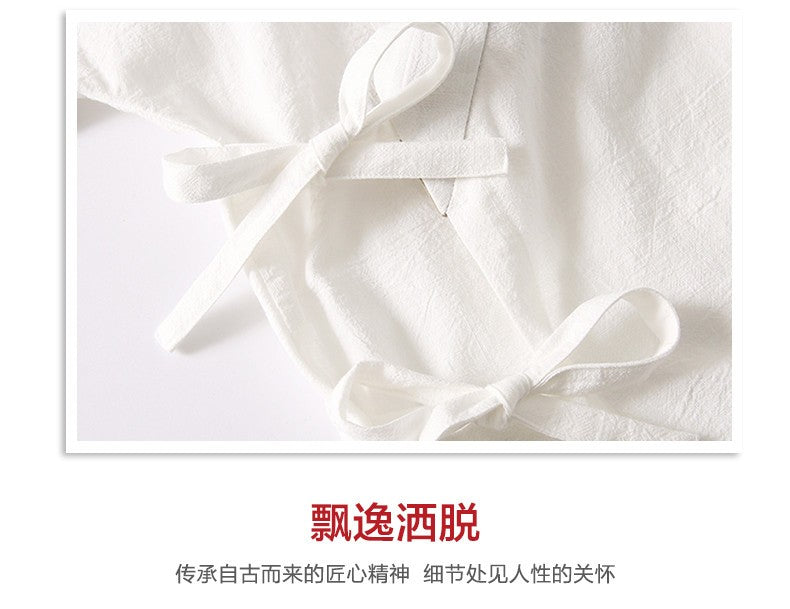 M-7XL Traditional Cotton linen Kimono Shirt Long Sleeve Japanese Streetwear Vintage Shirts Plus Size Chinese Clothing 5XL 6XL