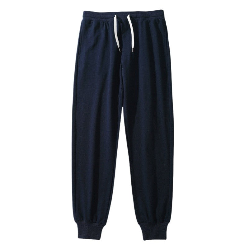 Men 100% Cotton Pants Elastic Gym Sweatpants Casual Jogging Trousers Sport Joggers Fitness Running Pants Man Clothing Streetwear