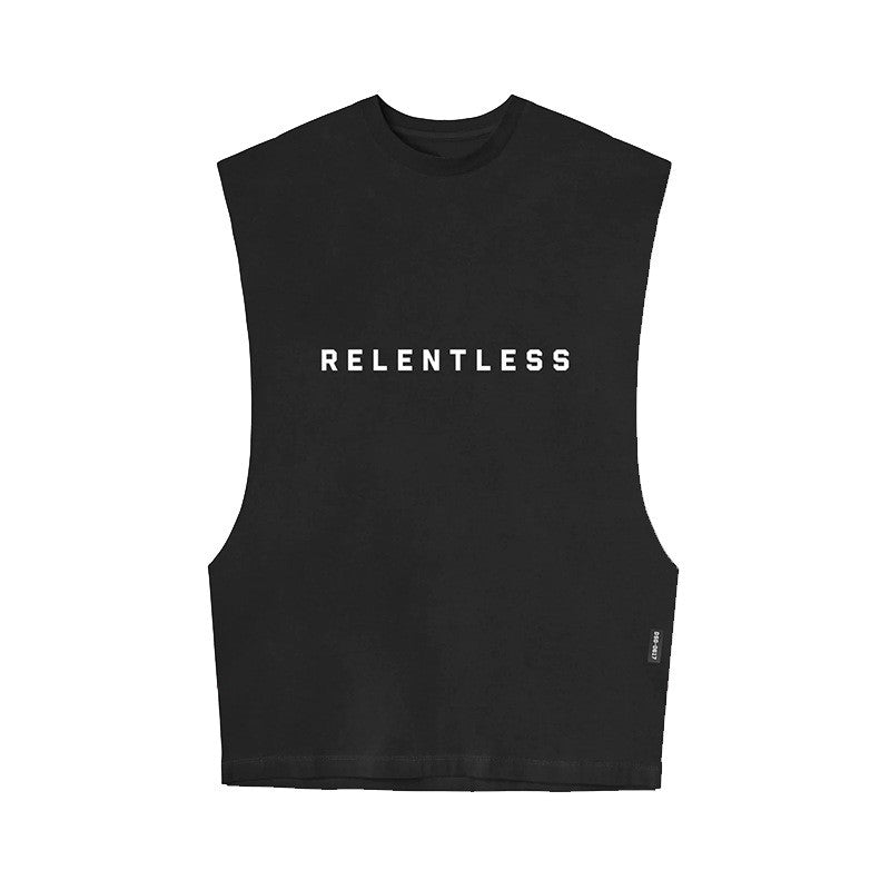 Men's Summer Cotton Casual Tank Top Gym Fitness Clothing Sleeveless Shirt Bodybuilding Running Singlet Undershirt Workout Vest