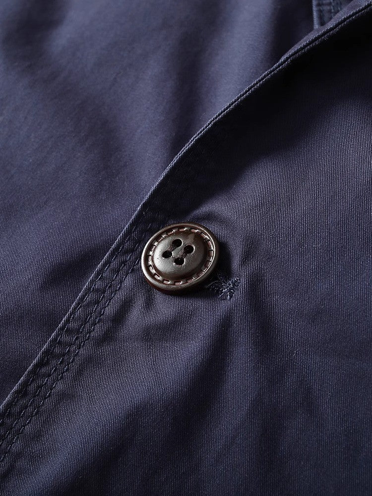 Turkey High Quality 100% Cotton Yarn Washed Breathable Autumn Men's Casual Blazer Suit Light Versatile Suit Coats Citboys Cool