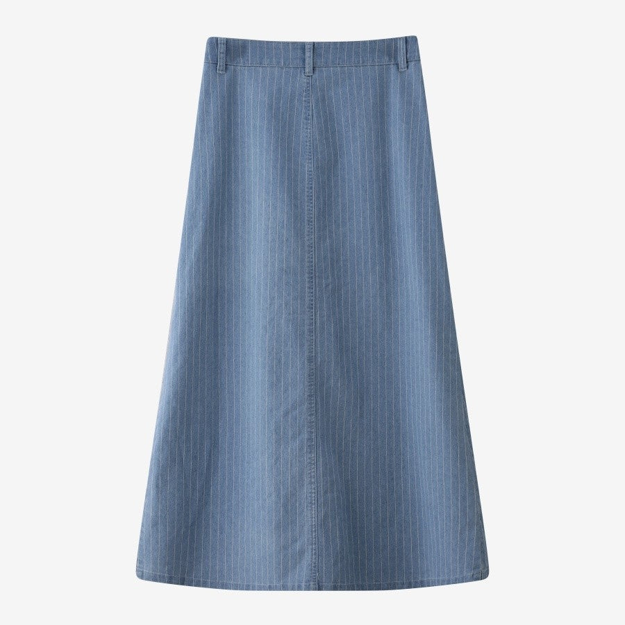 AS 2025 pinstripe denim skirt fashion woman clothes lady wear