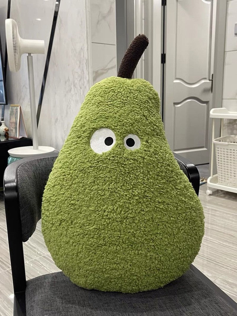 Big Duck Pear Pillow, Sofa Cushion, Girl Bedroom, Bed, Cute Plush Doll, Christmas Birthday Gift