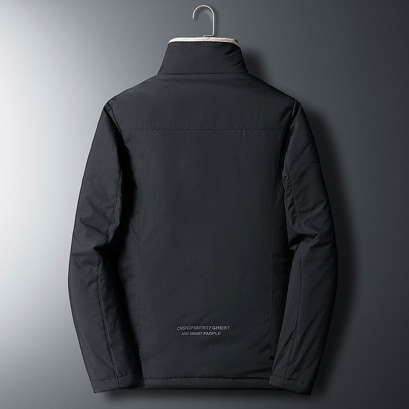 Men 2025 Winter Windproof Warm Thick Fleece Jacket Men Fashion Casual Coat Men Autumn Brand Outwear Outdoor Classic Jacket Men